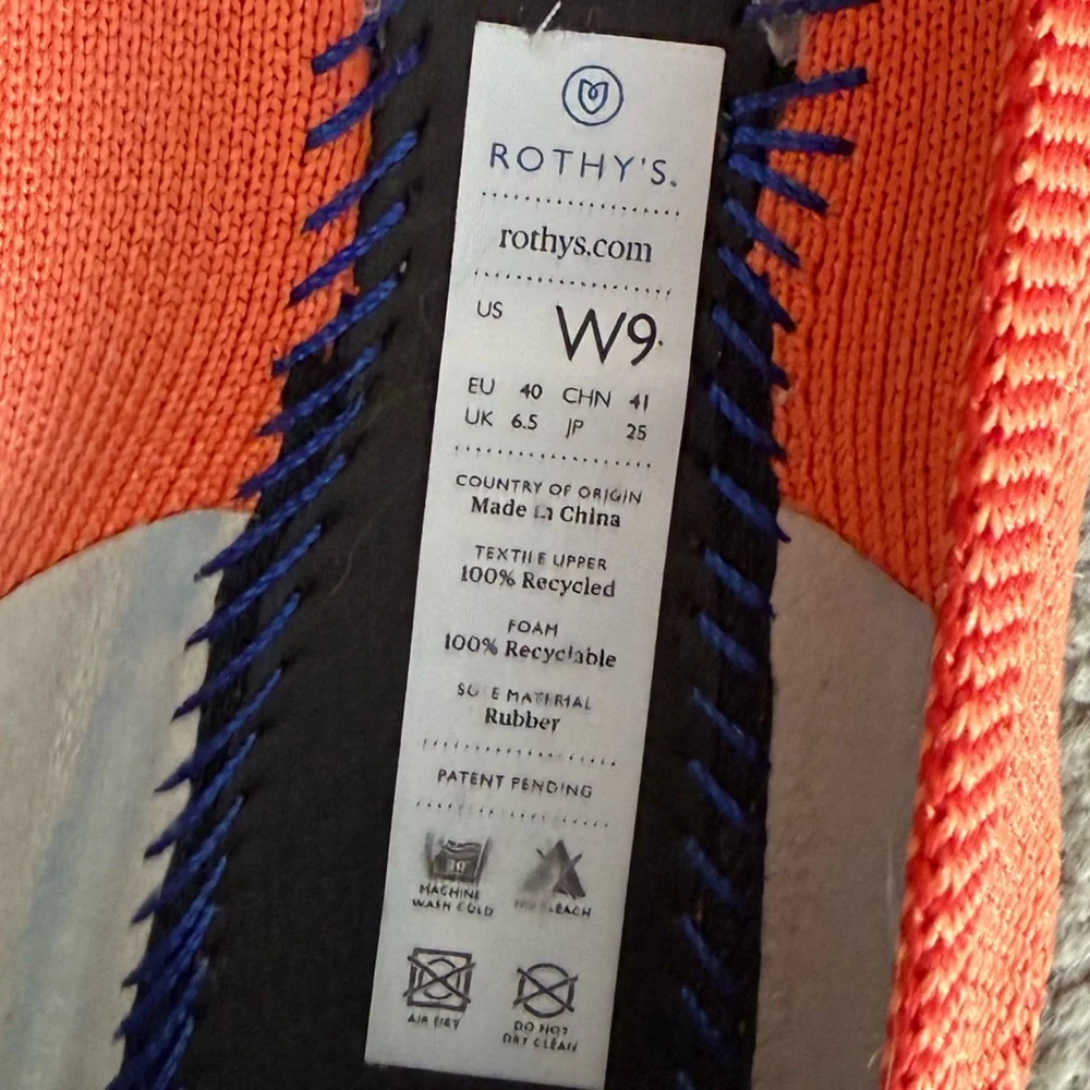 Rothy's Women's Persimmon Points - Picture 4 of 6